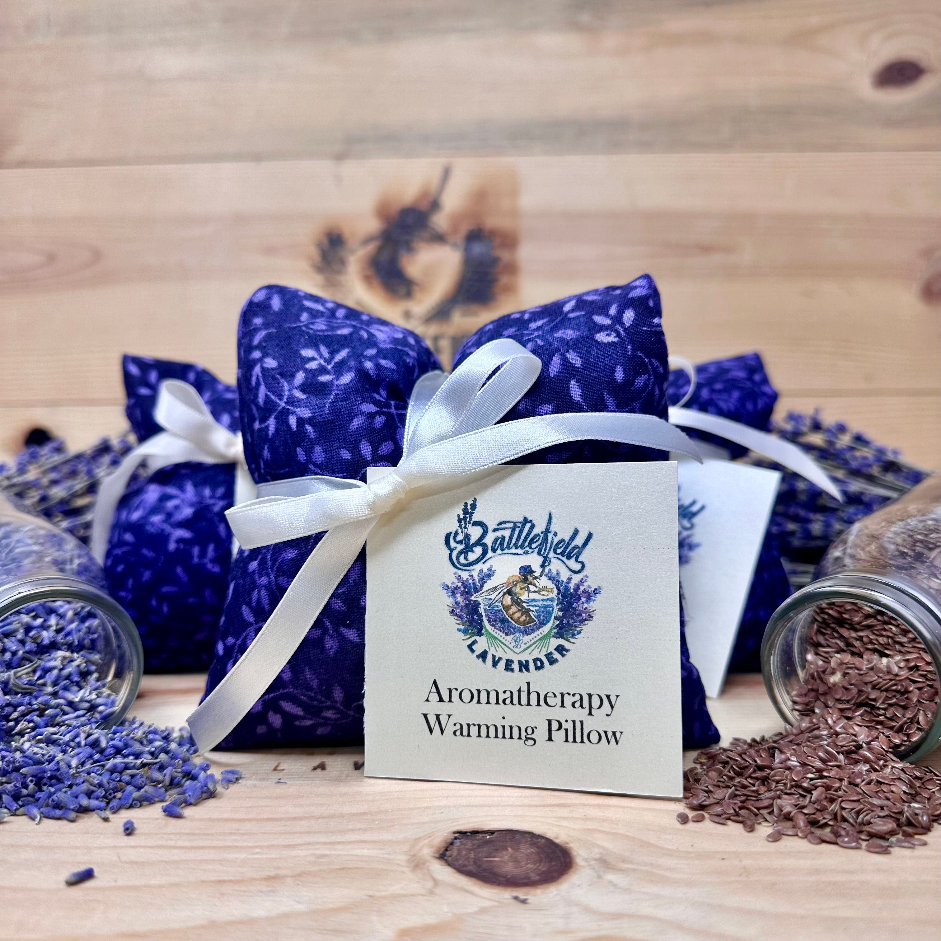 flaxseed warming pillows